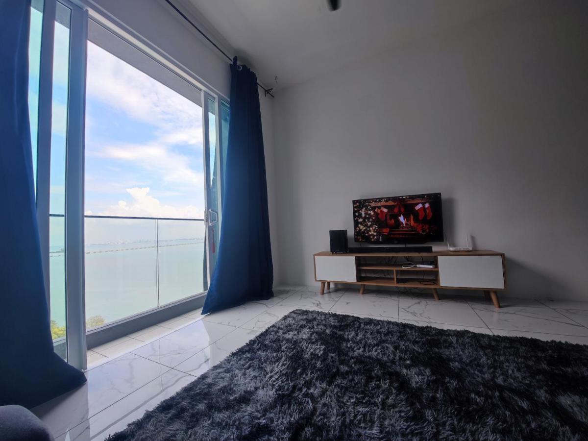 Infinite Seaview With Penang Bridge Suite With Sunrise Up To 11 Person Bayan Lepas Ngoại thất bức ảnh